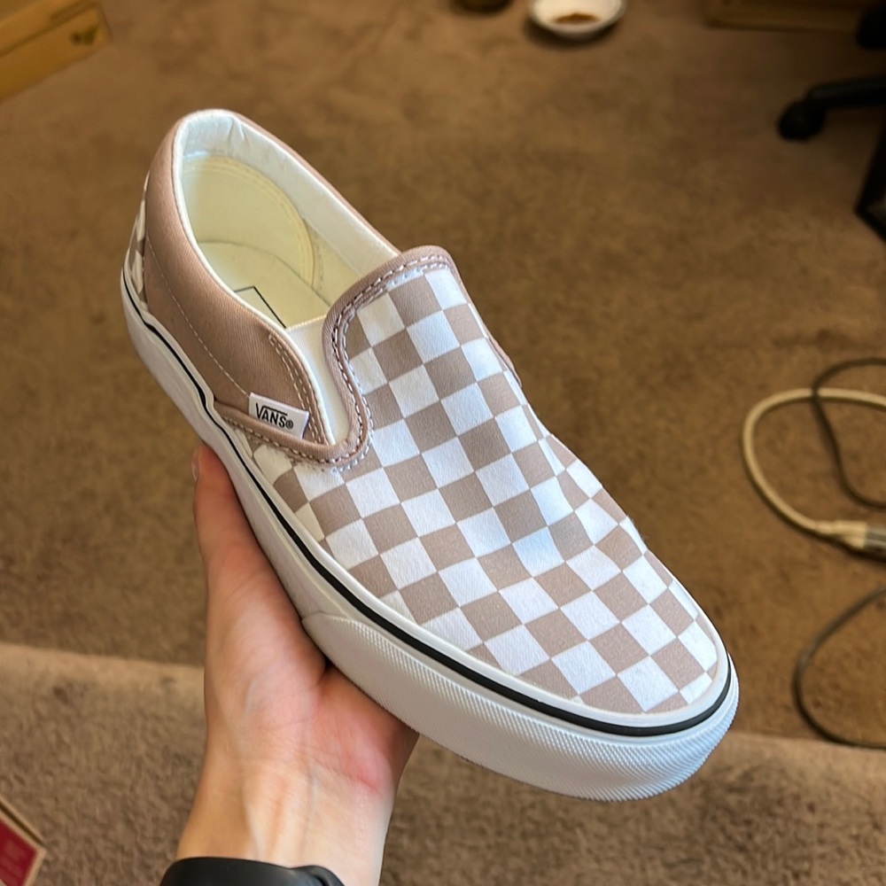 Vans checkerboard slip on